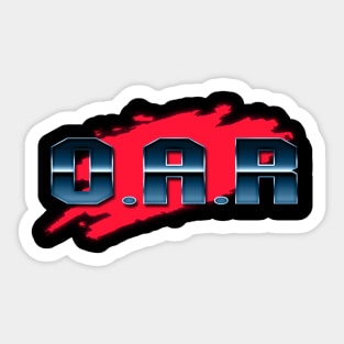 Classic Proud O.A.R Name Quotes Color 70s 80s 90s Sticker